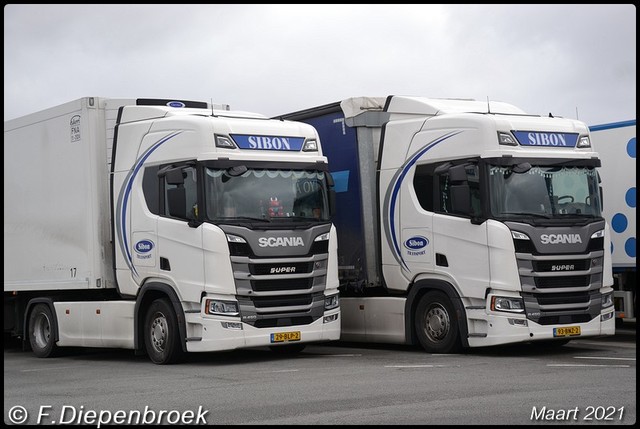 Sibon Transport Scania line up-BorderMaker 2021