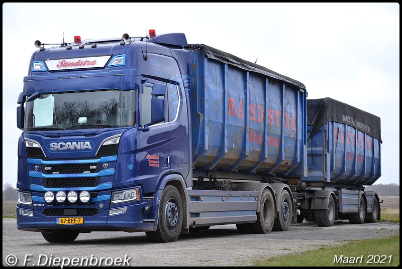 67-BPF-7 Scania R580 Sandstra Bolsward2-BorderMake - 2021