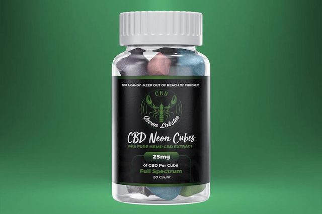 Green-Lobster-CBD-Neon-Cubes Green Lobster CBD Gummies Reviews: To Remove Pains | Price, Side Effects, Benefits, Is A Scam?