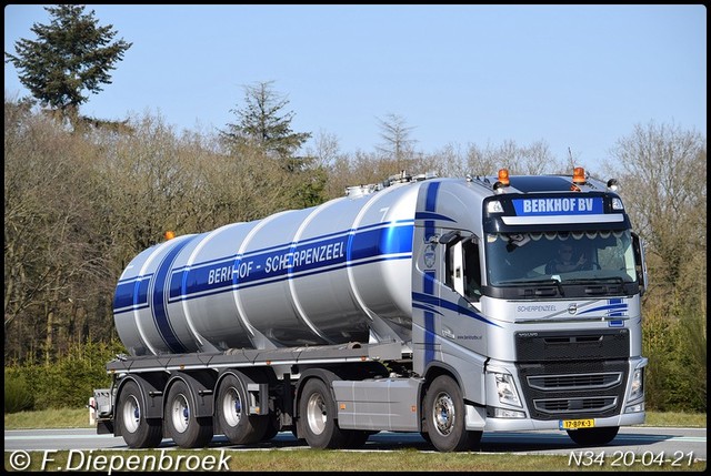 17-BPK-3 Volvo FH4 Berkhof2-BorderMaker - kopie Rijdende auto's 2021