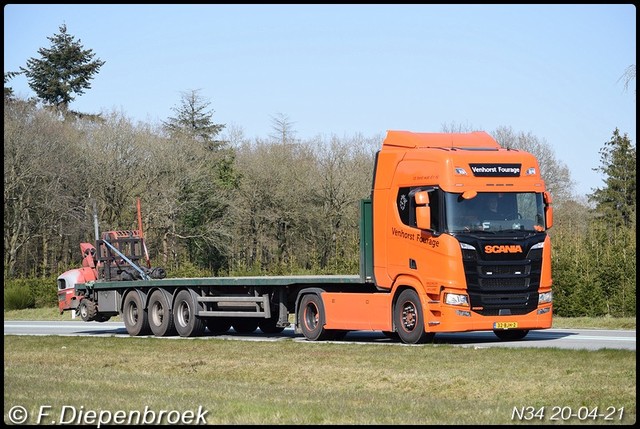 32-BJH-2 Scania R500 Venhorst Fourage2-BorderMaker Rijdende auto's 2021