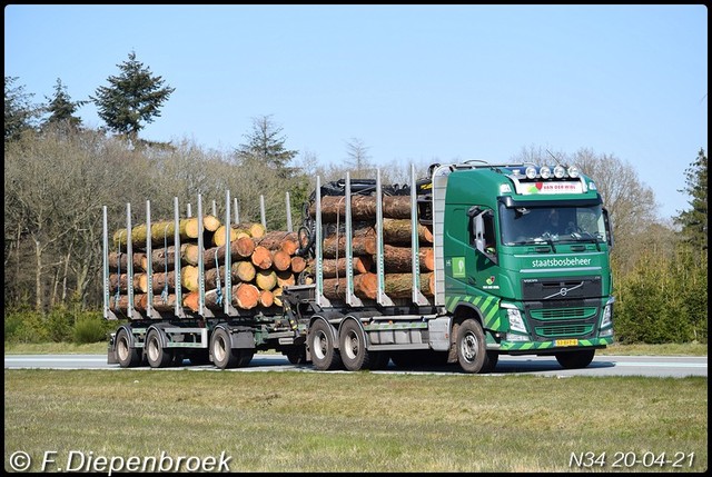 53-BFP-8 Volvo FH4 v.d Wiel3-BorderMaker - kopie Rijdende auto's 2021