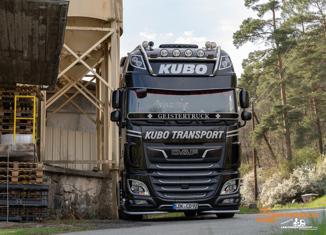 KUBO Transport powered by www.truck-pics.eu & www KUBO Transport, Mirko Reichelt und sein DAF "Geistertruck", #truckpicsfamily