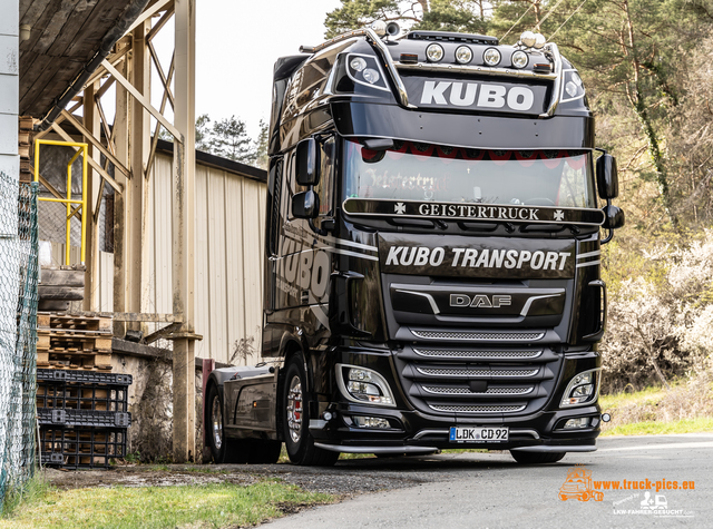 KUBO Transport powered by www.truck-pics.eu & www KUBO Transport, Mirko Reichelt und sein DAF "Geistertruck", #truckpicsfamily