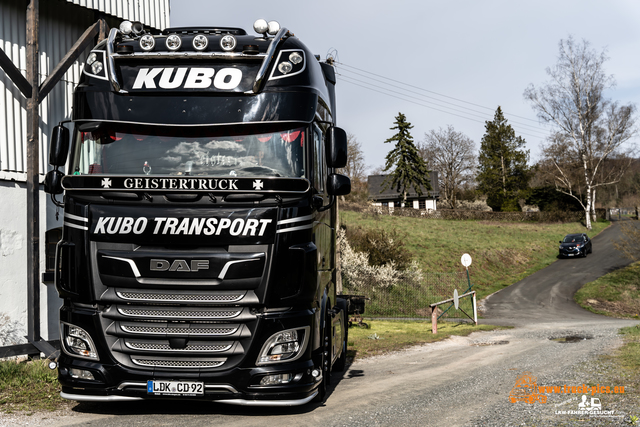 KUBO Transport powered by www.truck-pics.eu & www KUBO Transport, Mirko Reichelt und sein DAF "Geistertruck", #truckpicsfamily