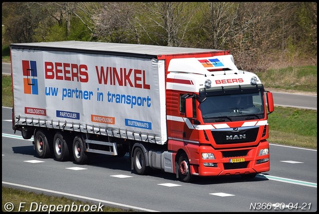 78-BHX-5 MAN Beers Winkel-BorderMaker Rijdende auto's 2021