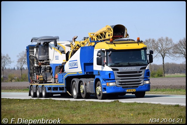 5-BJN-4 Scania P450 Freesmij-BorderMaker Rijdende auto's 2021