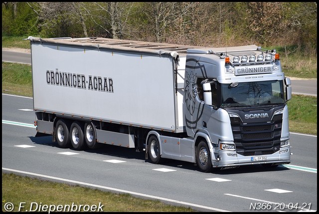 EL GX580 Scania R580 Gronniger-BorderMaker Rijdende auto's 2021