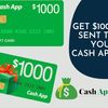 Get $1000 Sent to Your Cash... - Picture Box