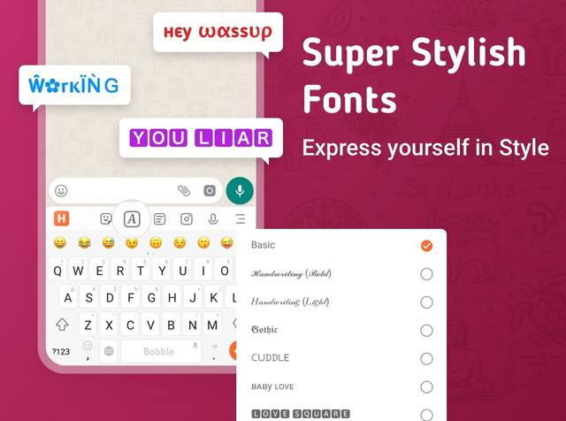 08 Super Stylish Fonts Sinhala Keyboard