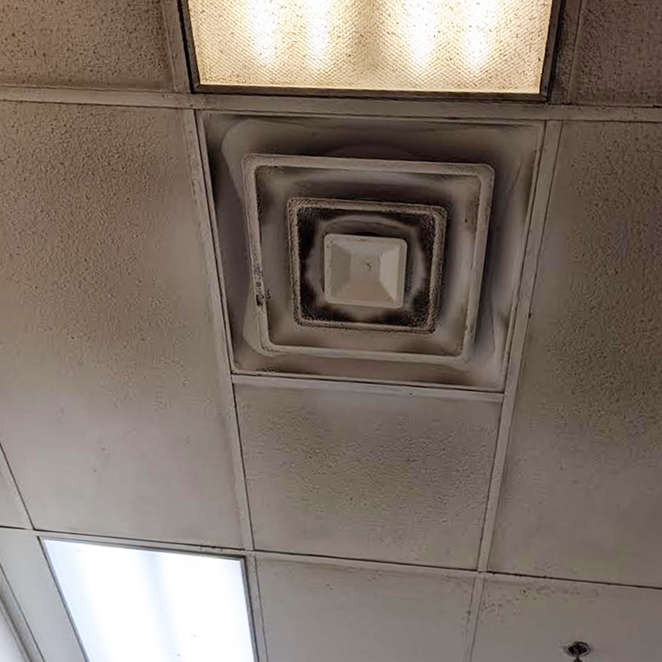 before Robinsons Ceiling Cleaning