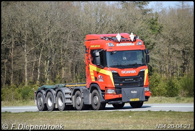 12-BPF-3 Scania R450XT De Hondsrug BV-BorderMaker Rijdende auto's 2021