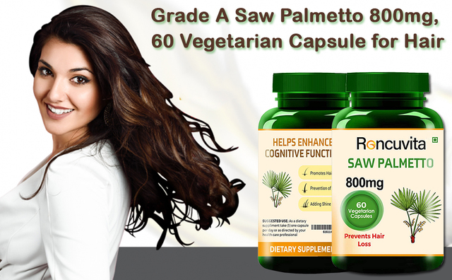 A grade 800mg Saw Palmetto Capsule Dietary Supplement