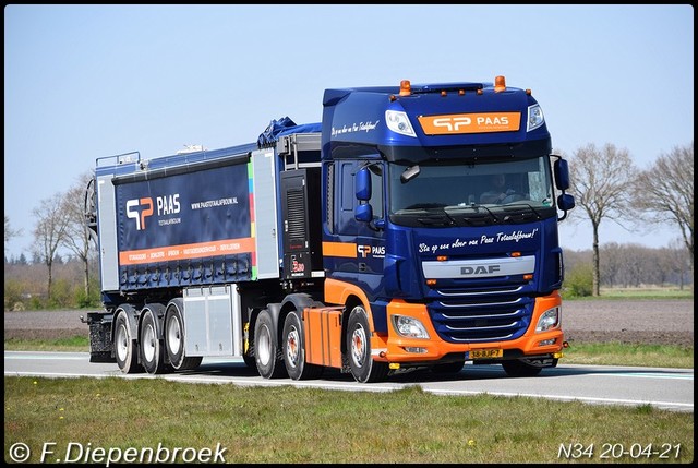 38-BJF-7 DAF 106 Paas totaalafbouw-BorderMaker Rijdende auto's 2021