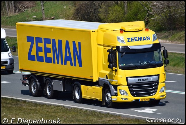 08-BLX-7 DAF CF Zeeman-BorderMaker Rijdende auto's 2021
