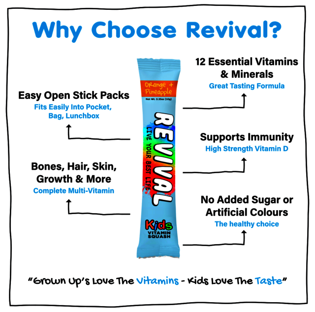 kids vitamin squash Revival Shots