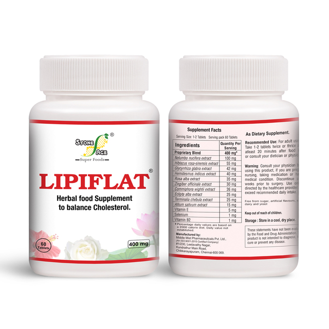 LIPIFLAT Herbal Food Supplement Balance Cholestero Natural Herbal Food Supplements in India