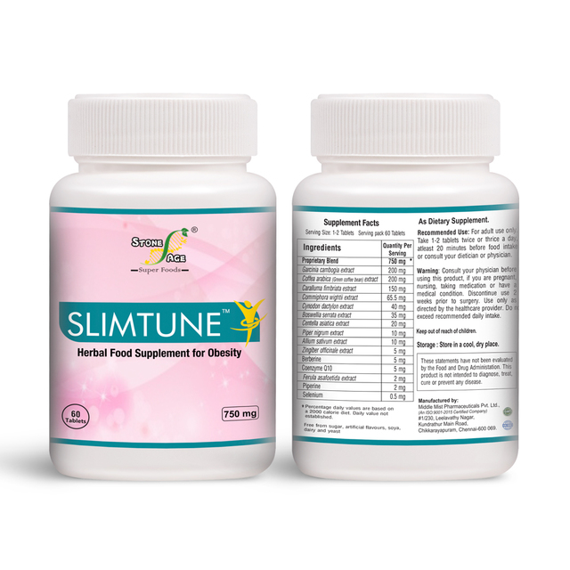 SLIMTUNE Herbal Supplement for Body Weight Loss ta Natural Herbal Food Supplements in India