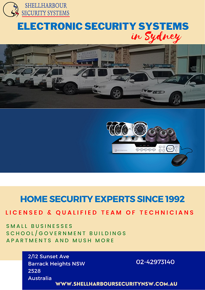 electronic security systems in Wollongong Security systems Wollongong