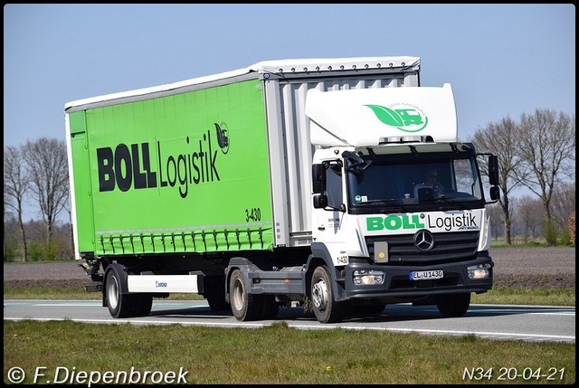 EL U1430 MB Atego Boll Logistik-BorderMaker Rijdende auto's 2021