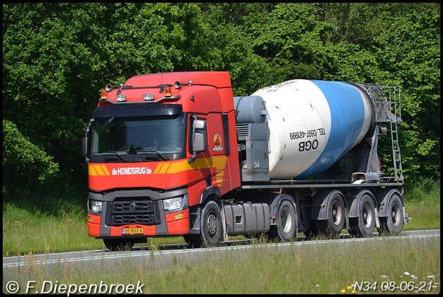 00-BDZ-6 Renault T De Hondsrug-BorderMaker Rijdende auto's 2021