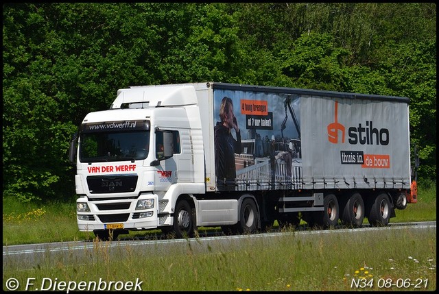 07-BHV-5 MAN TGX v.d Werff-BorderMaker Rijdende auto's 2021