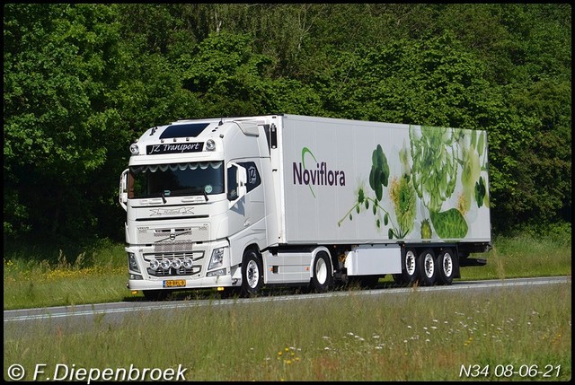 08-BRL-8 Volvo FH4 JZ Transport-BorderMaker Rijdende auto's 2021