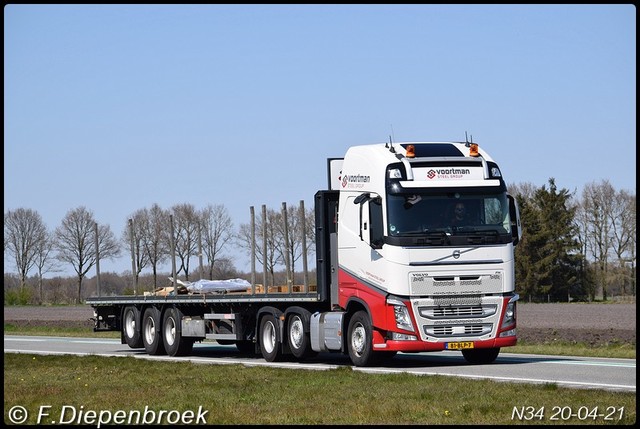 81-BLP-7 Volvo FH4 Voortman Steel Group-BorderMake Rijdende auto's 2021