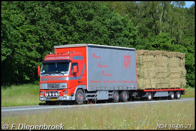 BF-DL-51 Volvo FH12 Ritsema Fourages2-BorderMaker Rijdende auto's 2021