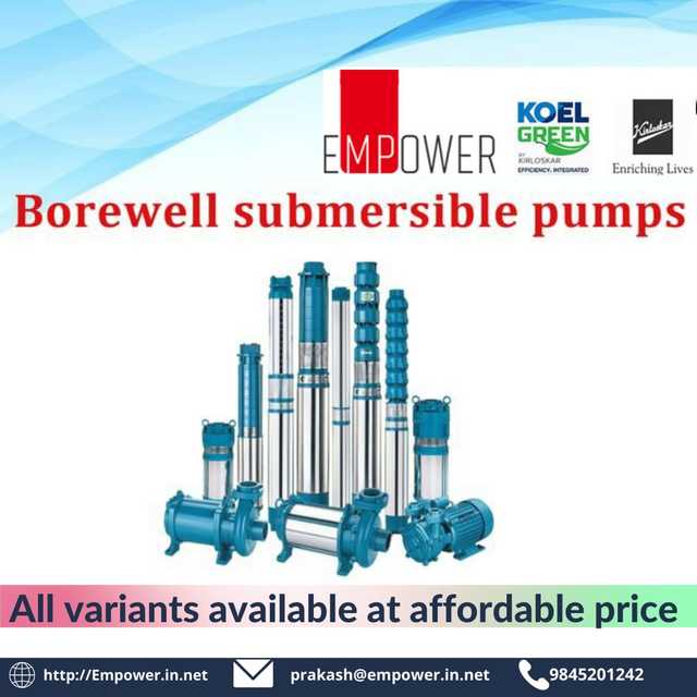 Borewell Submersible Pumps empower