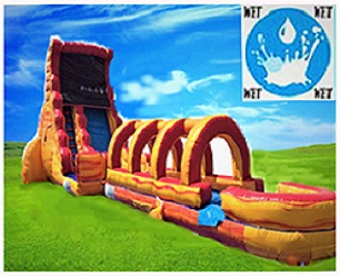 18 Ft. slide slip n dip Thumb K & B Moonwalk