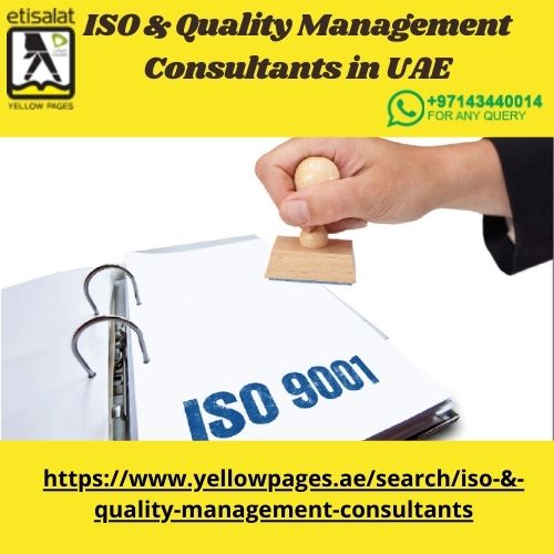 ISO & Quality Management Consultants in UAE ISO Certification Consultants in UAE