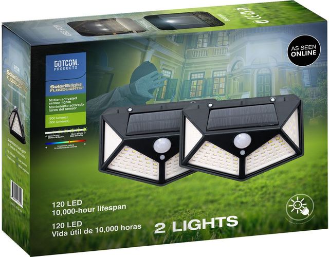 Solar Bright Flood Lights Picture Box