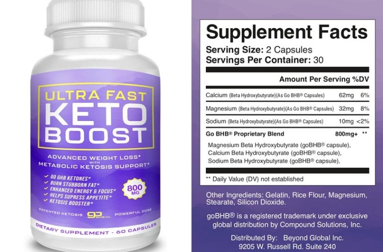 Ultra Fast Keto Boost Picture Box