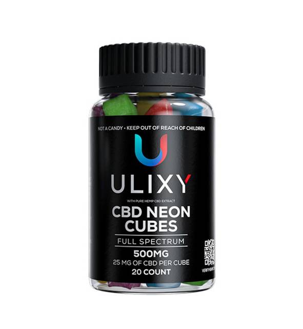Ulixy cubes str 500 2K-600x650 What Are The Advantages of Ulixy CBD Neon Cubes?