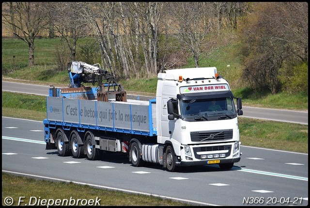 BV-NL-85 Volvo FH3 v.d Wiel-BorderMaker Rijdende auto's 2021