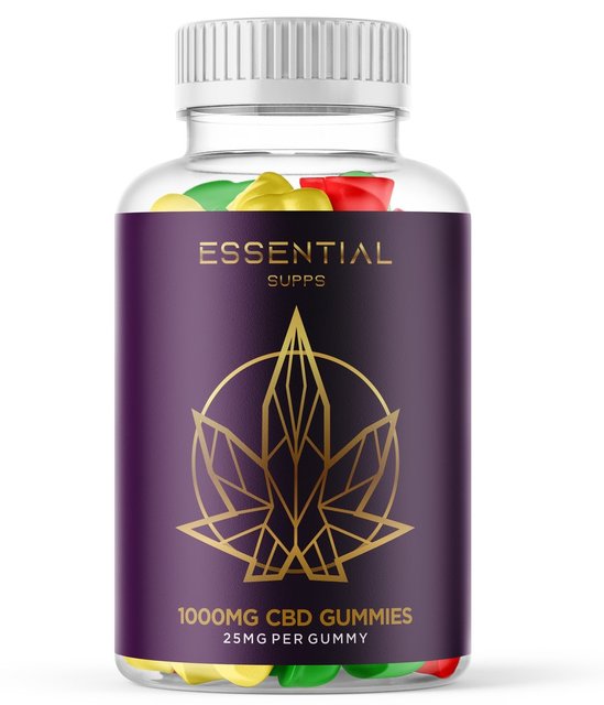 CBDGummy 02mockup2 1024x1024 (1) What Are The Active Ingredients In Essential CBD Gummies?