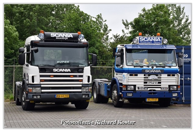 Scania Maasdijk BN-GD-90 & Scania Rotterdam-Noord  Richard