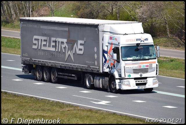 KR MC 460 Renault Premium Steletrans-BorderMaker Rijdende auto's 2021