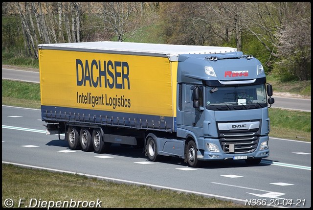 TE RT 21 DAF 106 Rheine Transporte-BorderMaker Rijdende auto's 2021