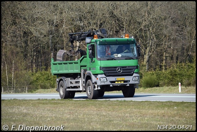 BS-GS-66 MB Actros Tieck Infra Klazienaveen-Border Rijdende auto's 2021