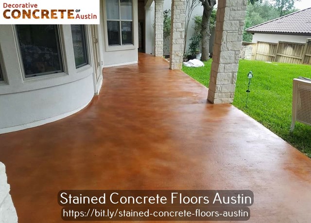 Stained Concrete Floors Decorative Concrete of Austin