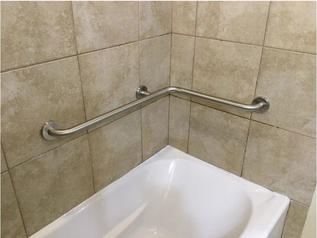 handicapped bathroom remodel Melesh Construction Dallas