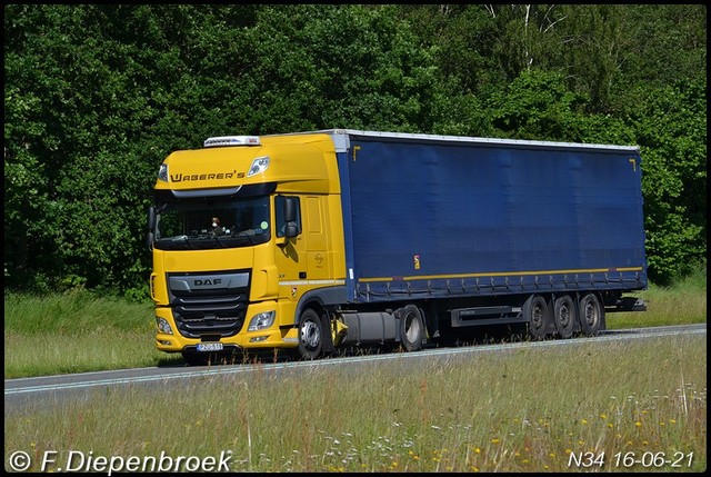 PZU 519 DAF 106 Waberers-BorderMaker Rijdende auto's 2021