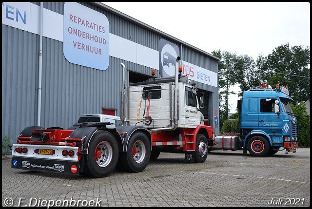 Scania T142 van Heusden en 143 Tos2-BorderMaker 2021