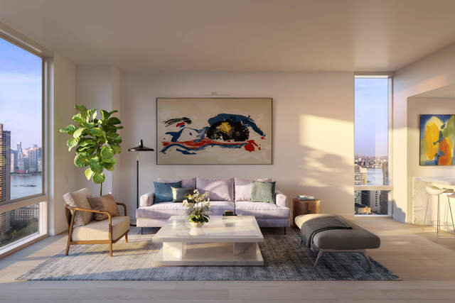 EastLight Living-Room 17B final New Condominiums for Sale Kips Bay