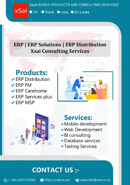 Best ERP Solution in UK | ERP Application | Xsai C Xsai Consulting