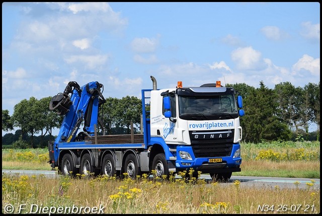 08-BLH-5 Ginaf Rovarijplaten-BorderMaker Rijdende auto's 2021