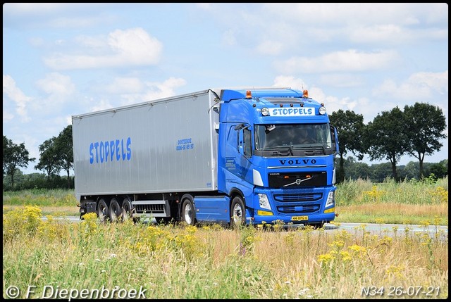 44-BPG-6 Volvo FH4 SToppels-BorderMaker Rijdende auto's 2021