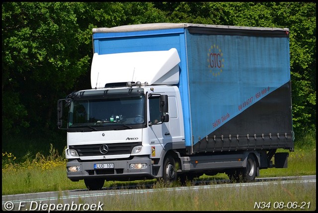 LUD 101 MB Atgeo-BorderMaker Rijdende auto's 2021